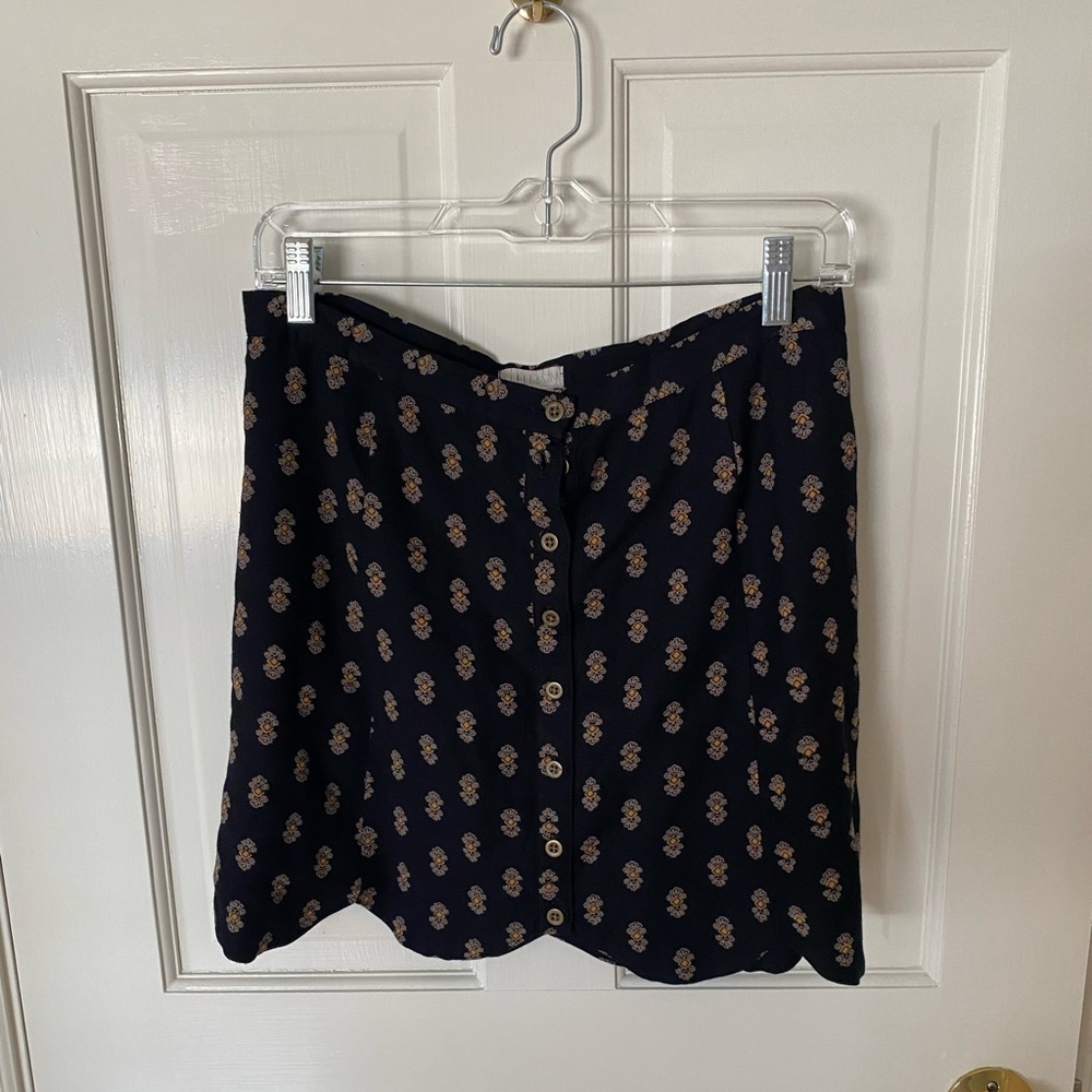 Cooperative Black Printed Skirt